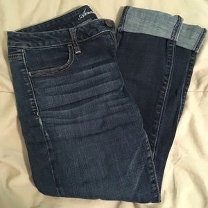 Used American Eagle Mid Wash Jegging, Size 12 Reg